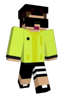 Automobilhasser Minecraft avatar full body