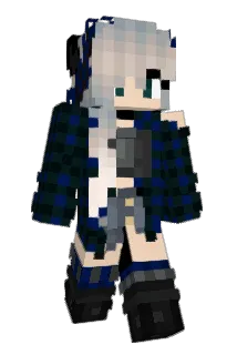 Aviewolf Minecraft avatar full body