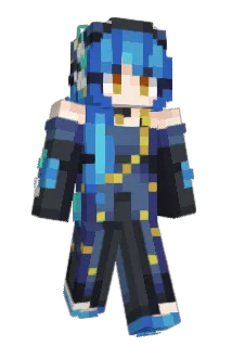 Awkua Minecraft avatar full body