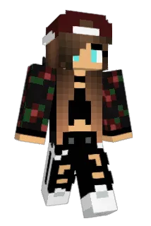 Axellegirl Minecraft avatar full body