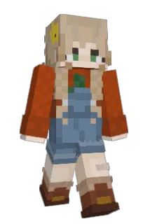 AxolKat Minecraft avatar full body