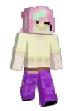 Axolobee Minecraft avatar full body