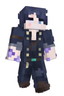 Axolotl1ky Minecraft avatar full body