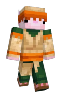 AxolotlVillager Minecraft avatar full body