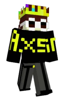 Axsrt Minecraft avatar full body