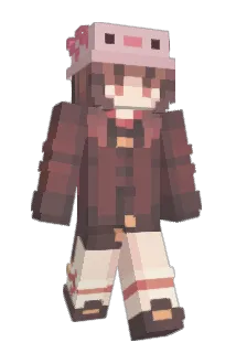 Ayamemori Minecraft avatar full body