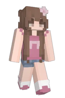 Ayshas Minecraft avatar full body