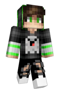 AzureBlueTV Minecraft avatar full body