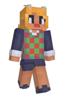AzureJellie Minecraft avatar full body