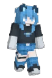 AzurealFox Minecraft avatar full body