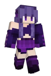 Azurellamozzarel Minecraft avatar full body