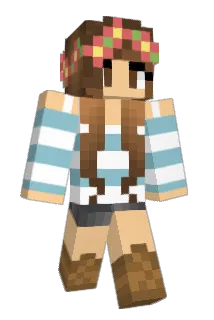 Azuriite Minecraft avatar full body