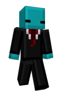 Azurinq Minecraft avatar full body