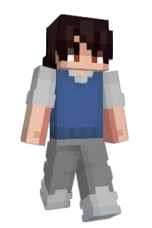 Azuwu Minecraft avatar full body