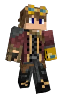 B00kWurm Minecraft avatar full body