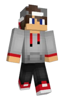 B0DSCHGR1LL3R Minecraft avatar full body
