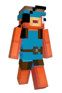 B10M3K1342 Minecraft avatar full body
