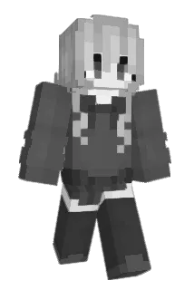 B1acked Minecraft avatar full body