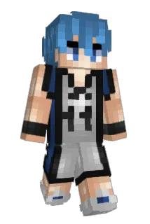B1eluu Minecraft avatar full body