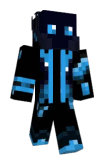 B1ueNeon Minecraft avatar full body