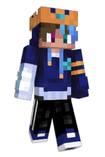 B1ueflame Minecraft avatar full body