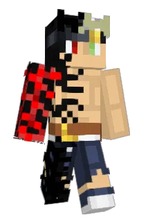 B2Ac6O7N4 Minecraft avatar full body