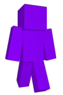 B3PurplGlass Minecraft avatar full body