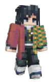 B4XIN Minecraft avatar full body