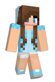 BBabyx Minecraft avatar full body