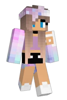 BBibi Minecraft avatar full body