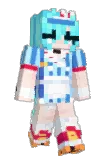 BBluish Minecraft avatar full body
