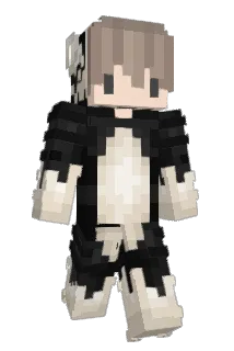 BLACKEVOLVE Minecraft avatar full body