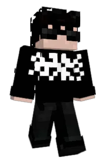 BLVCK_MASK Minecraft avatar full body