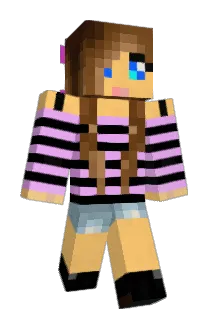 BabeeB Minecraft avatar full body