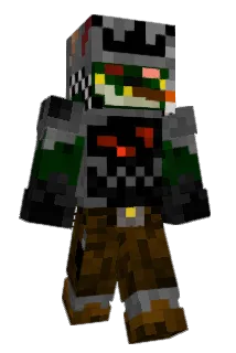Backtail Minecraft avatar full body