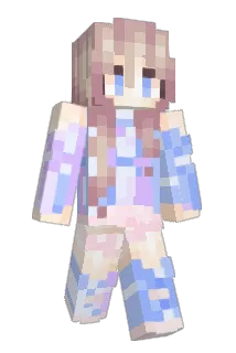 BadGirlBlueDream Minecraft avatar full body