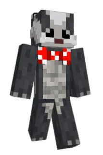 BadgerEars Minecraft avatar full body
