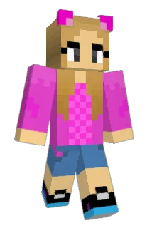 Banderasik Minecraft avatar full body