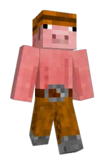 Banned Minecraft avatar full body