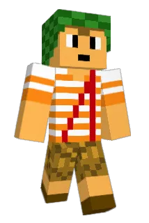 Barbarino Minecraft avatar full body