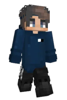 Barestrukcrack Minecraft avatar full body
