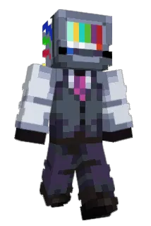 BarneyAte Minecraft avatar full body