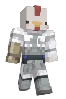Barramundi Minecraft avatar full body
