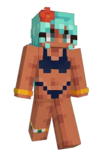 Based_Akko Minecraft avatar full body