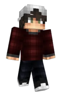 Baylor Minecraft avatar full body