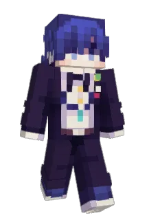 BeanBoiGray Minecraft avatar full body