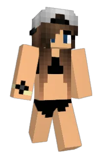 BeanGirl Minecraft avatar full body