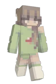 Beanela Minecraft avatar full body