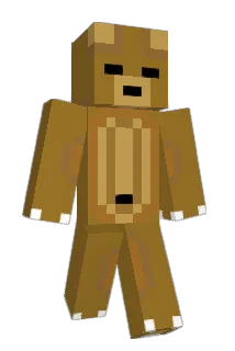 BearGer Minecraft avatar full body