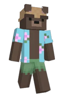 BearShark Minecraft avatar full body